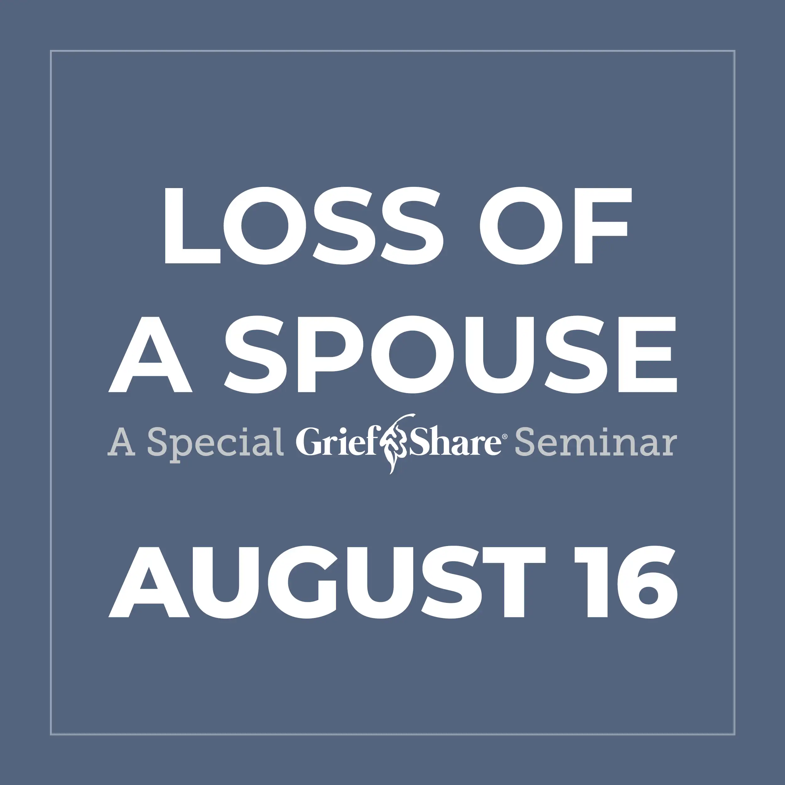 Loss of a Spouse