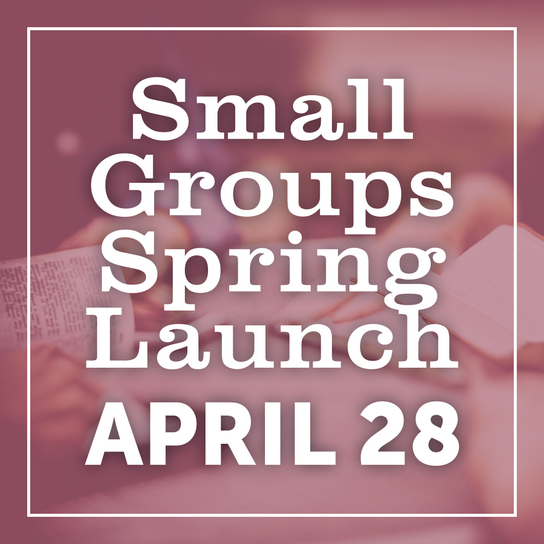 Small Groups Spring Launch
